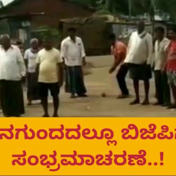 ಹುನಗುಂದ ಗ್ರಾಮದಲ್ಲೂ ಬಿಜೆಪಿಗರ ಸಂಭ್ರಮ..!