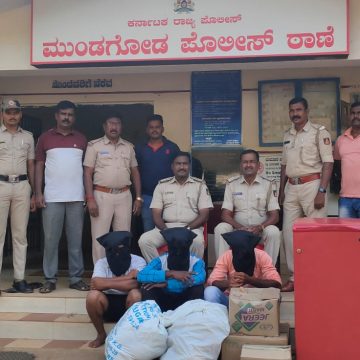 ಮುಂಡಗೋಡ ಪೊಲೀಸರ ಕಾರ್ಯಾಚರಣೆ: ಮಳಗಿಯಲ್ಲಿ ಕಳ್ಳತನ ಮಾಡಿದ್ದ ಮೂವರು ಆರೋಪಿಗಳು ಅಂದರ್..!