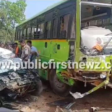 ಶಿರಸಿ ಸಮೀಪ ಭೀಕರ ಅಪಘಾತ ಒಂದೇ ಕುಟುಂಬದ ನಾಲ್ವರು ಸೇರಿ ಐವರು ಸ್ಥಳದಲ್ಲೇ ಸಾವು..!