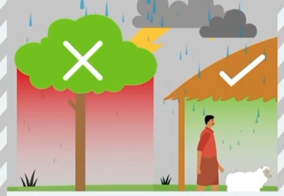 ಮುಂಗಾರಿನ ಮಳೆಗಾಲದಲ್ಲಿ ಮುನ್ನೆಚ್ಚರಿಕೆ ಸೂಚನೆ ಪಾಲಿಸಿ : ಸಿಡಿಲಿನಿಂದ ರಕ್ಷಿಸಿಕೊಳ್ಳಿ..!