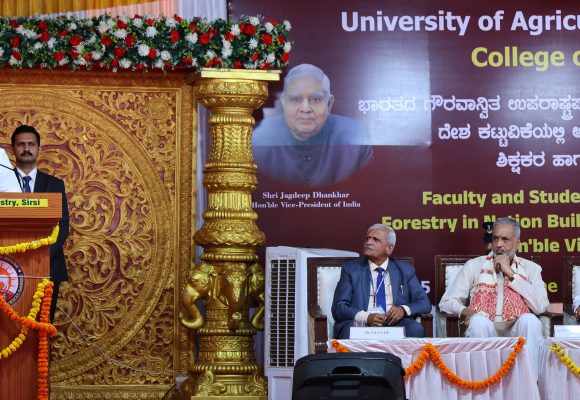 ಪರಿಸರ ರಕ್ಷಣೆಗೆ ವಿದ್ಯಾರ್ಥಿಗಳೇ ಯೋಧರು : ಉಪ ರಾಷ್ಟ್ರಪತಿ ಜಗದೀಪ್ ಧನಕರ್