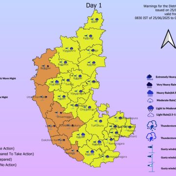ಉತ್ತರ ಕನ್ನಡ ಸೇರಿ ರಾಜ್ಯದ ಹಲವೆಡೆ ಮತ್ತೆ ಭಾರಿ‌ಮಳೆ ಮುನ್ಸೂಚನೆ..! ಎಲ್ಲೇಲ್ಲಿ..?