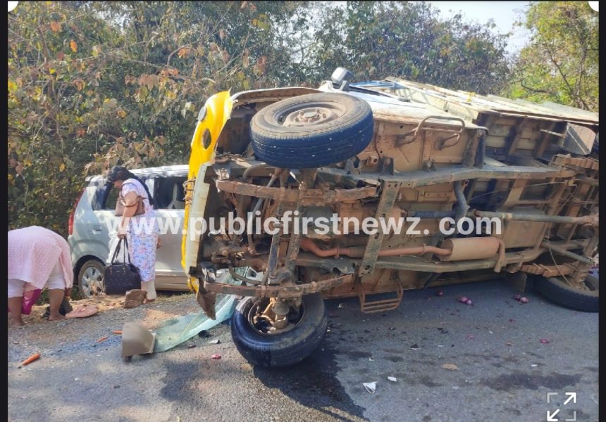 ತಡಸ ತಾಯವ್ವನ ದೇವಸ್ಥಾನದ ಬಳಿ ಸ್ವಿಪ್ಟ್ ಕಾರಿಗೆ ಬೊಲೆರೋ ವಾಹನ ಡಿಕ್ಕಿ..! ತಡಸ ತಾಯವ್ವನ ದೇವಸ್ಥಾನದ ಬಳಿ ಸ್ವಿಪ್ಟ್ ಕಾರಿಗೆ ಬೊಲೆರೋ ವಾಹನ ಡಿಕ್ಕಿ..!