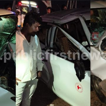 ತಡಸ ಬಳಿ ಮರಕ್ಕೆ ಡಿಕ್ಕಿ ಹೊಡೆದ ಕಾರು, ಮುಂಡಗೋಡ ತಾಲೂಕಿನ ಇಂದೂರಿನ ಚಾಲಕನಿಗೆ ಗಂಭೀರ ಗಾಯ..!