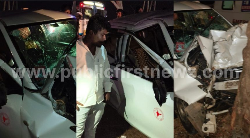 ತಡಸ ಬಳಿ ಮರಕ್ಕೆ ಡಿಕ್ಕಿ ಹೊಡೆದ ಕಾರು, ಮುಂಡಗೋಡ ತಾಲೂಕಿನ ಇಂದೂರಿನ ಚಾಲಕನಿಗೆ ಗಂಭೀರ ಗಾಯ..! ತಡಸ ಬಳಿ ಮರಕ್ಕೆ ಡಿಕ್ಕಿ ಹೊಡೆದ ಕಾರು, ಮುಂಡಗೋಡ ತಾಲೂಕಿನ ಇಂದೂರಿನ ಚಾಲಕನಿಗೆ ಗಂಭೀರ ಗಾಯ..!